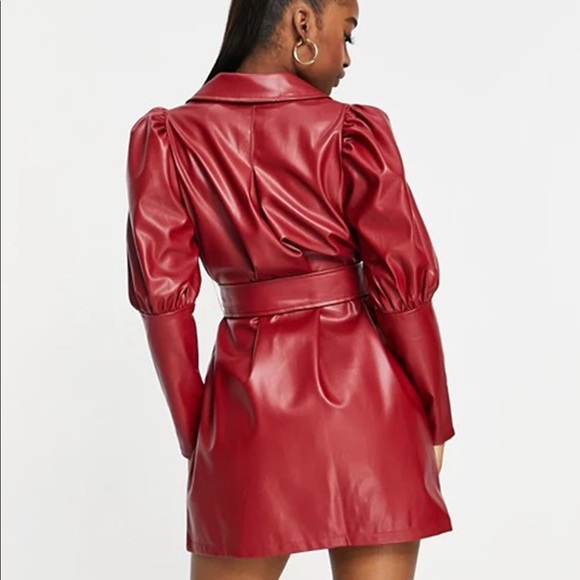 BRAND NEW leather trench dress - Picture 6 of 6